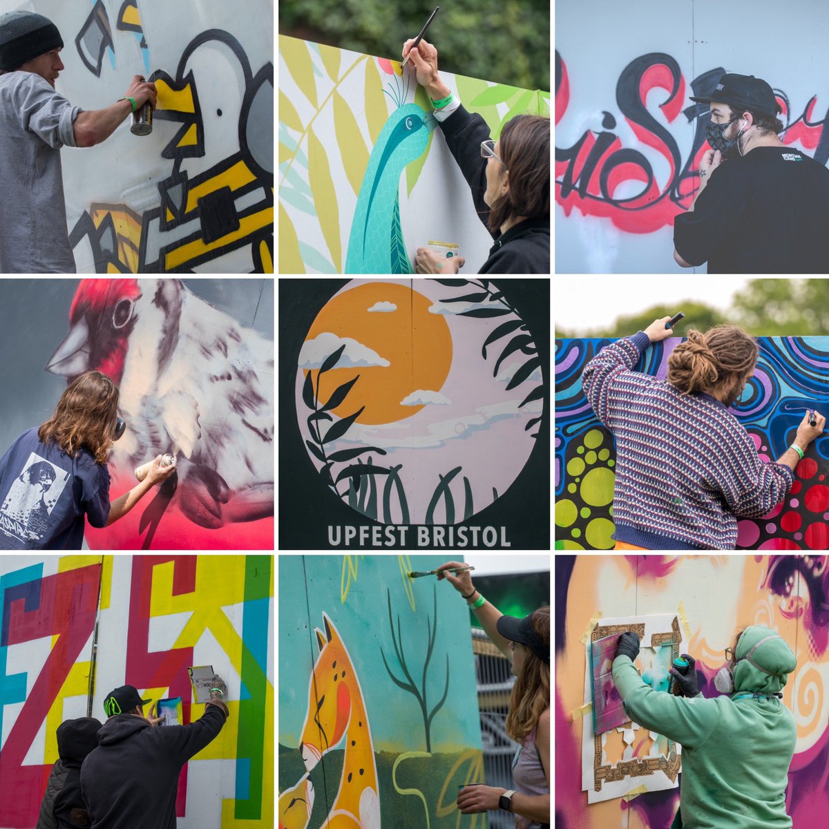 oceanstarturtle's tweet photo. #upfest #upfest2022 #art #SprayPaintArt #bristol #summer #summerinbristol #bristolart https://t.co/Gvm99cQuvC