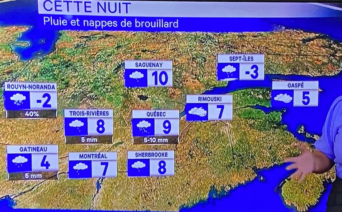 charlieCH31's tweet photo. 10 la nuit prochaine au Saguenay #ToutEstNormal https://t.co/meAEXJ7yeT