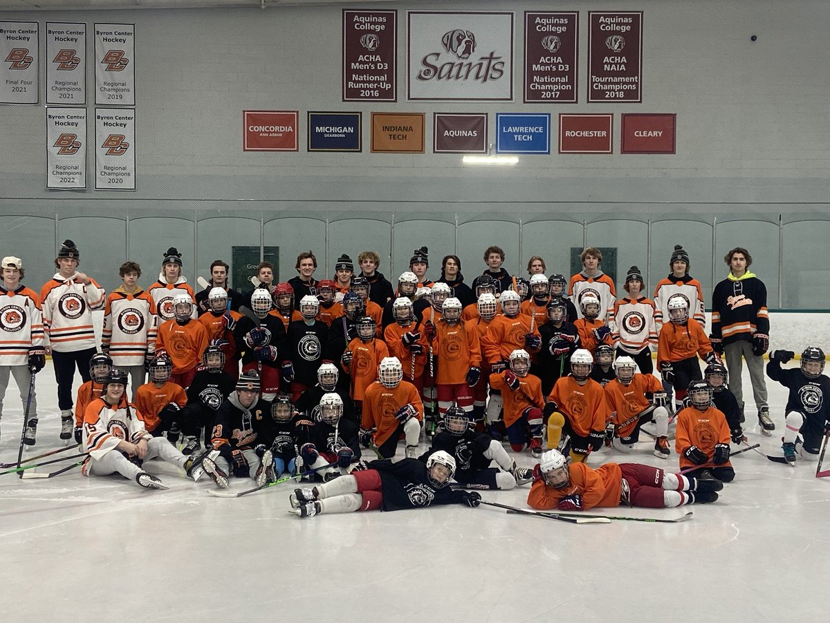 BC Hockey hosted its annual youth camp this morning with 40 future Bulldogs going through some drills both on and off the ice led by the coaching staff and players. #itsourfuture #development #itsagreatdayforhockey