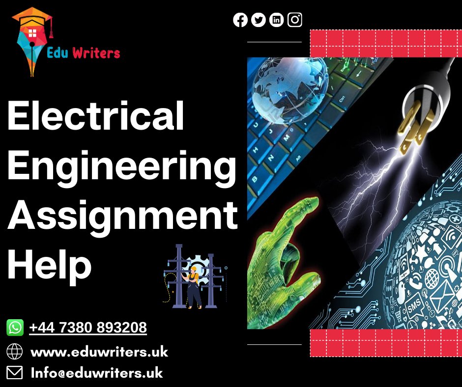 Eduwritersteam's tweet image. Be confident! Because you choose our Electrical Engineering Assignment Help Services.
Order Now:
#electricalengineering #electricalengineeringassignment #electricalengineeringassignmenthelp #writingassignment #writinghelp #assignmenthelp #assignments #help #eduwriters