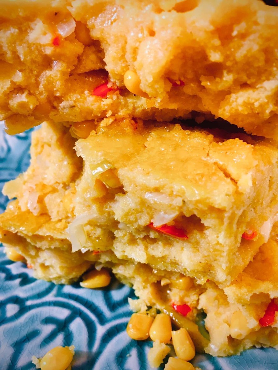 thepalateplate's tweet photo. 🔸Trinidad’s Cheesy Pimento Corn Pie🔸
This wholesome corn pie recipe is a perfect side dish.
It’s infused with Trinidad’s puréed green seasoning and topped with even more cheddar cheese that gives it an unexpected twist of flavor.
#itscorn #thepalateplate #cornpie https://t.co/IEUlYBfBrV