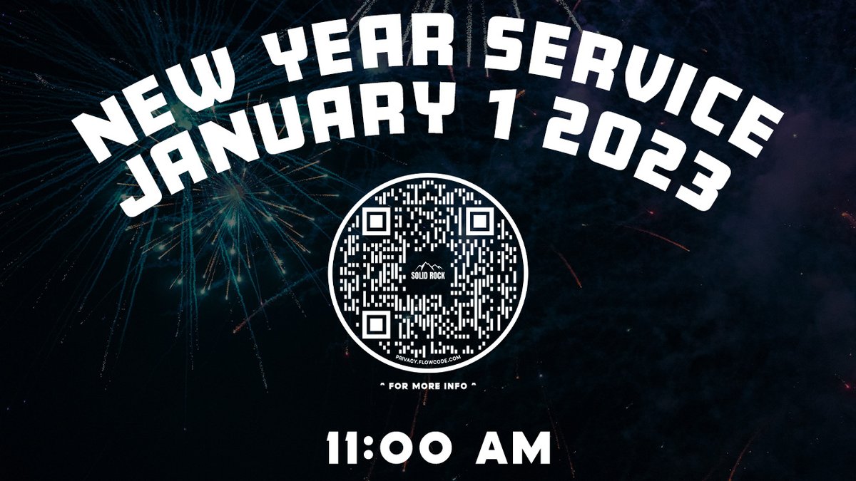 edsnyder's tweet photo. We are super jazzed about our New Year's Service! We are launching 21 Days of Fire and want you to come be our guest! Hit the QR code for more information. #2023 #NewYear #10X #21DaysOfFire #10XChurch #10XGrowth https://t.co/gcF3M99Jle
