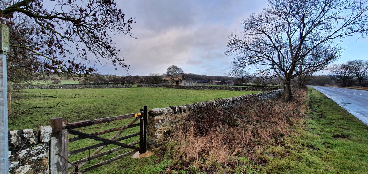 Bradley Hall (private farmhouse) near Wolsingham, Weardale. A medieval fortified manor house with traces of a moat, fishponds and ‘pillow mound’ rabbit warren. Fortified against the Scots by the Eure family in 1431 with licence from the Bishop of Durham 👉englandsnortheast.co.uk/weardale/