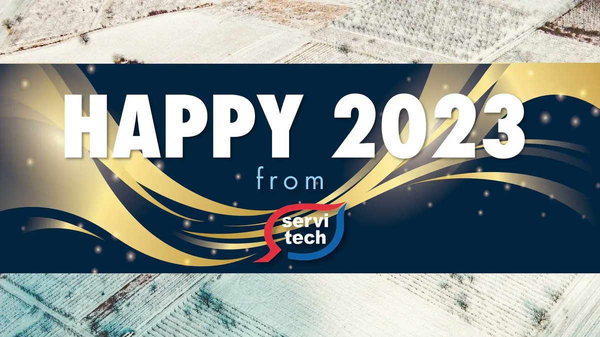 We wish everyone a happy and healthy new year! We look forward to what this upcoming year has in store for us and our partners. #ServiTech #NewYear2023