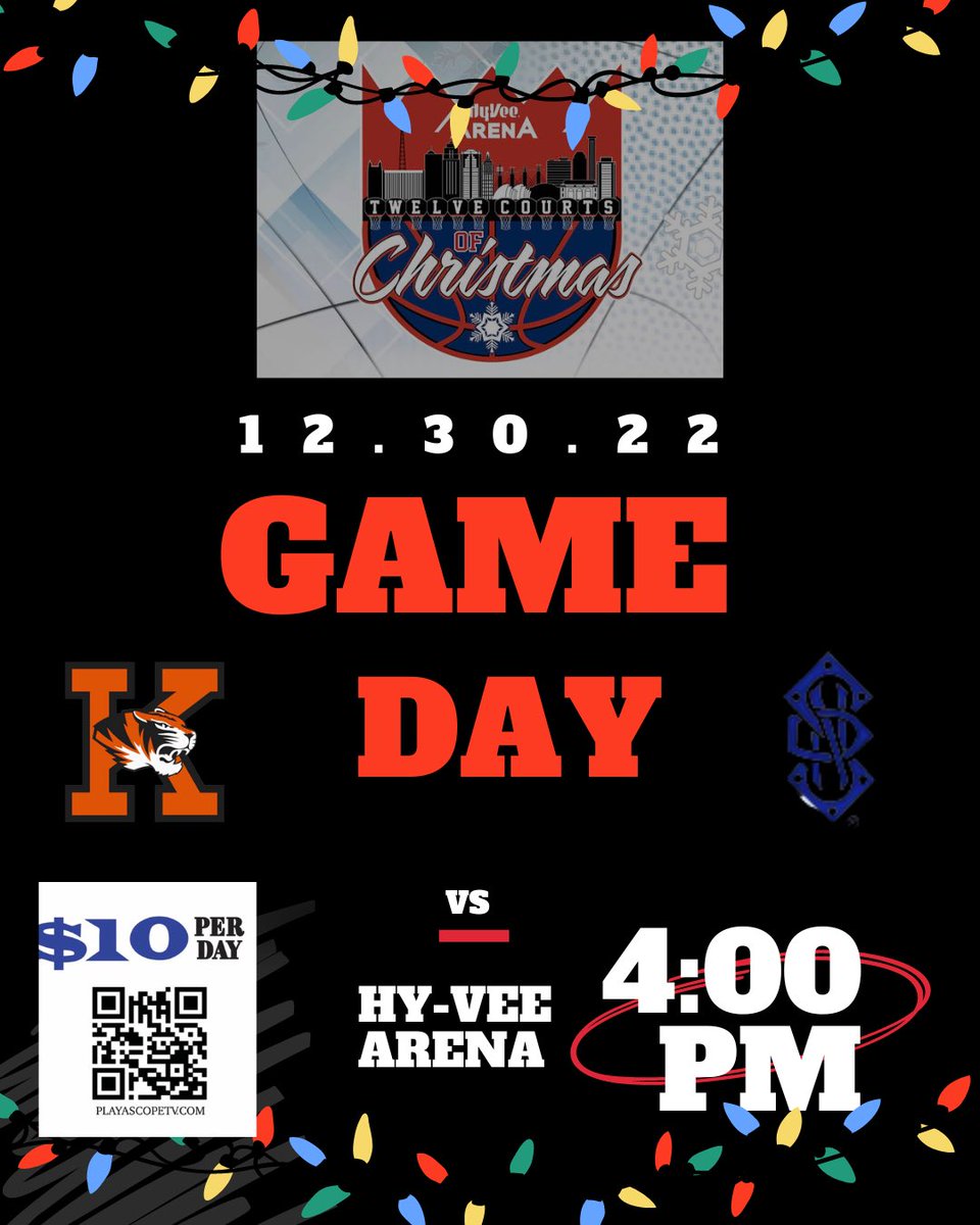 It’Game Day!!!
📍Hy-Vee Arena. ⏰4pm 🆚Kirksville. Use the QR code below to be apart of the action.