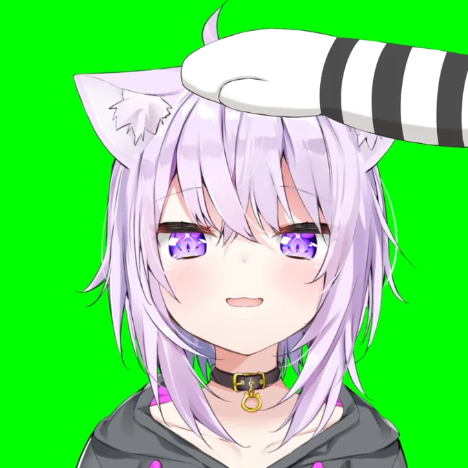 撫でる手…? #おかゆのアクセサリー 