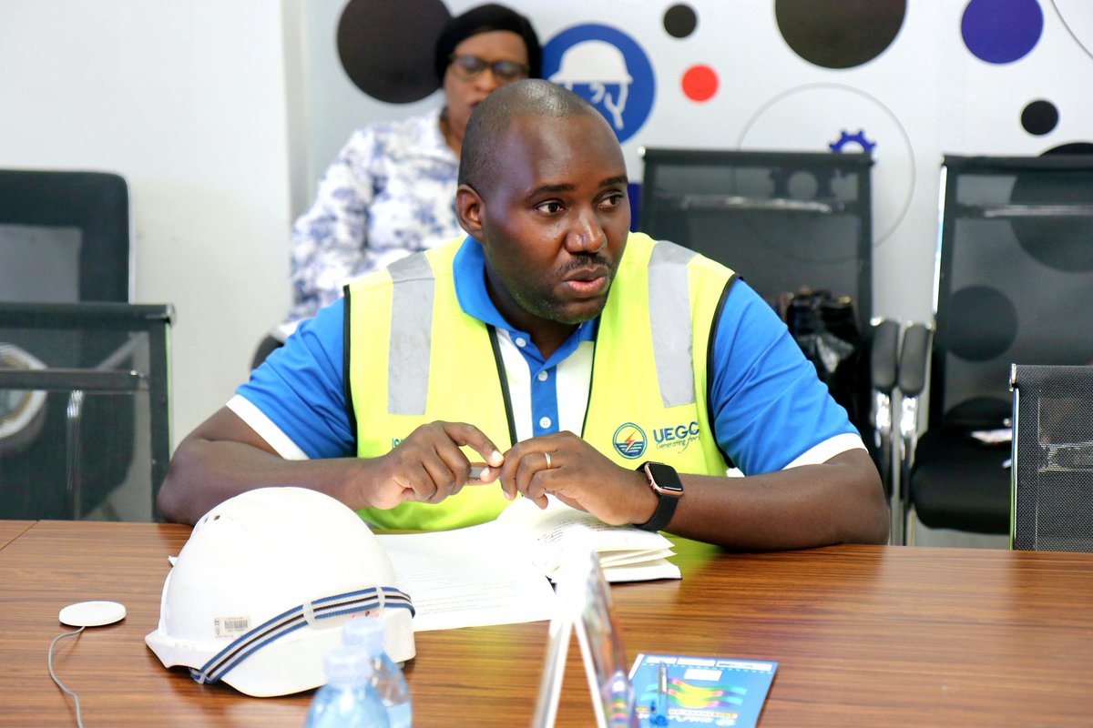 UegclOfficial's tweet photo. This afternoon, the Minister for Energy &amp; Mineral Development - @NankabirwaRS,  was at #Isimba HPP purposefully to ascertain the progress of the spillway rehabilitation scheme and other remedial works as scheduled under the plant's Defects Liability Period (DLP). https://t.co/ElDiMVSbyP