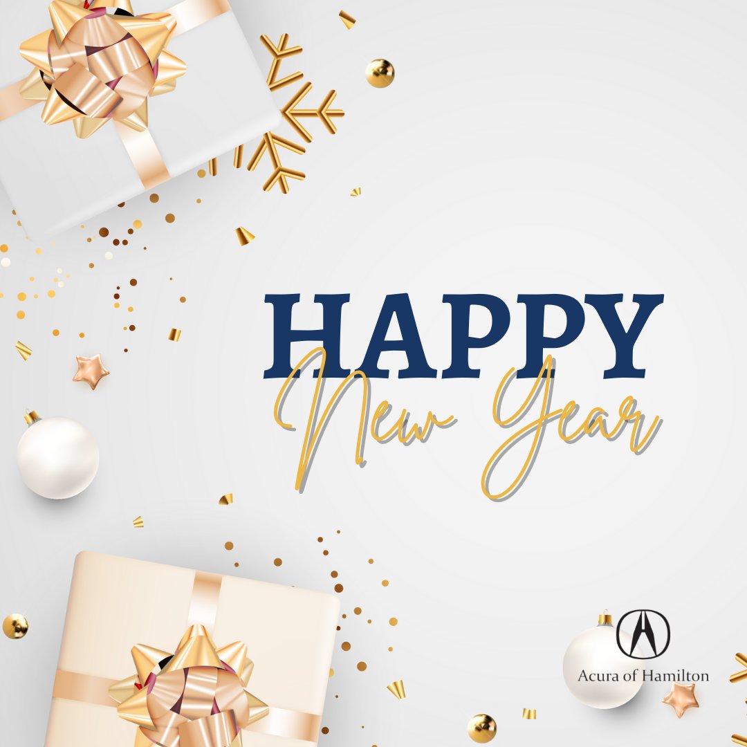 Team Acura wishes you all a Happy New Year! 🎉 🌟

#HappyNewYear #NewYear2023 #NewYears #NewYearWishes #NewYearDay #TimeToCelebrate #AcuraofHamilton