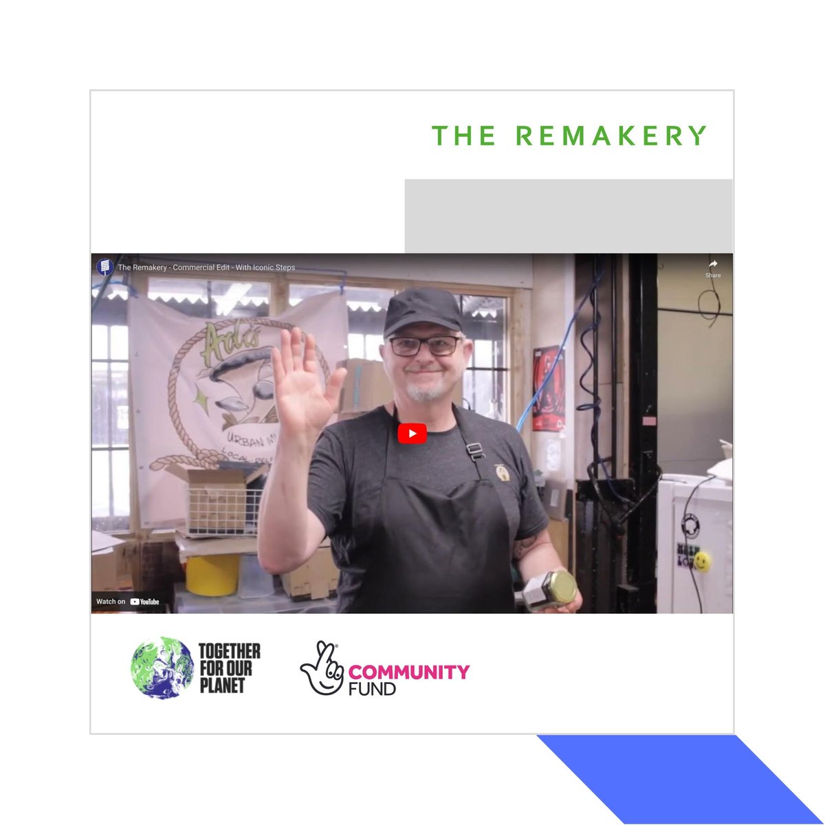 We celebrate the use of the Remakery space as we head into the new year. Short films exploring waste consumption- part of a course run by @iconicsteps With thanks to @tnlcommunityfund #togetherforourplanet Find out more here linktr.ee/theremakery #filmmaking #Remakerystories