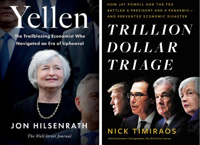 Rudy Havenstein, Senior Markets Commentator. (@rudyhavenstein) on Twitter photo These are the two top <a href="/WSJ/">The Wall Street Journal</a> Fed "reporters'" latest books.
They're NOT journalists - they're publicists!
Who is tough on the Fed in the MSM?
No one.
They all LOVE the Fed, otherwise they wouldn't be Fed reporters.
The Fed has immense power. This is a national disgrace. These are the two top <a href="/WSJ/">The Wall Street Journal</a> Fed "reporters'" latest books.
They're NOT journalists - they're publicists!
Who is tough on the Fed in the MSM?
No one.
They all LOVE the Fed, otherwise they wouldn't be Fed reporters.
The Fed has immense power. This is a national disgrace.