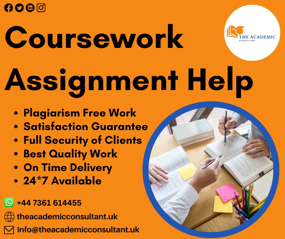theacademiccon3's tweet image. Be confident! Because you choose our Coursework Assignment Help Service.
Order Your Task Now.
#courseworkhelp #courseworkassignmenthelp #courseworkwritinghelp #Onlinecourseworkhelp #onlineassignmenthelp #writingassignmenthelp #assignmenthelp #theacademicconsultant