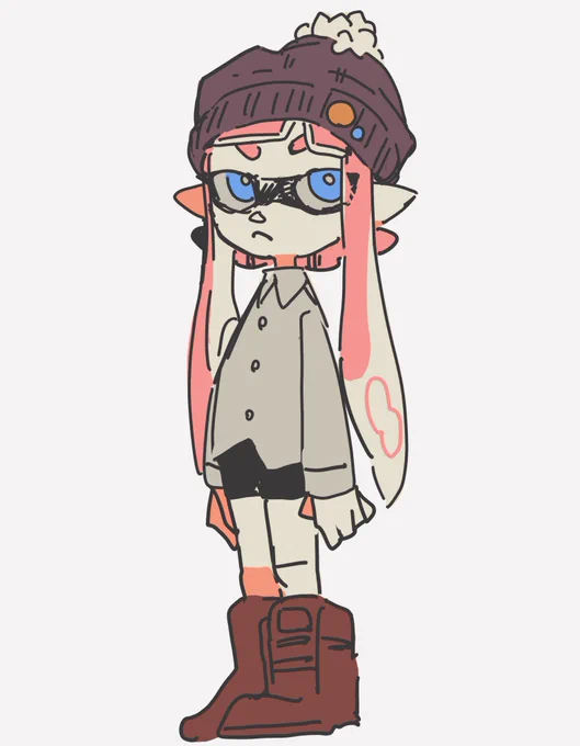 イカちゃん落書き 