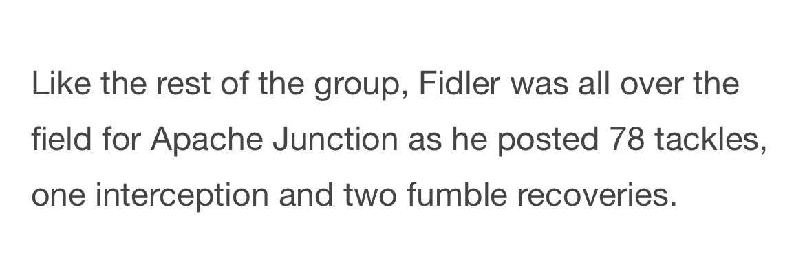 dane_fidler's tweet photo. Honored to be named 1st team all county! @JUSTCHILLY @PinalCentral  @PrepRedzoneAZ @AZPreps365 @azc_obert https://t.co/EY38EGeSEs
