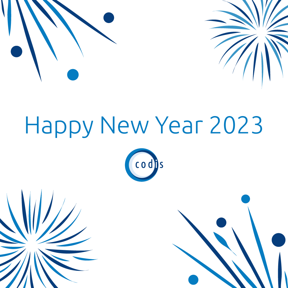 codislimited's tweet photo. We wish you a Happy New Year! May you have a wonderful 2023, from all of us at Codis. #sage200 #sageintacct #sagepartners https://t.co/u5tCj5meA6