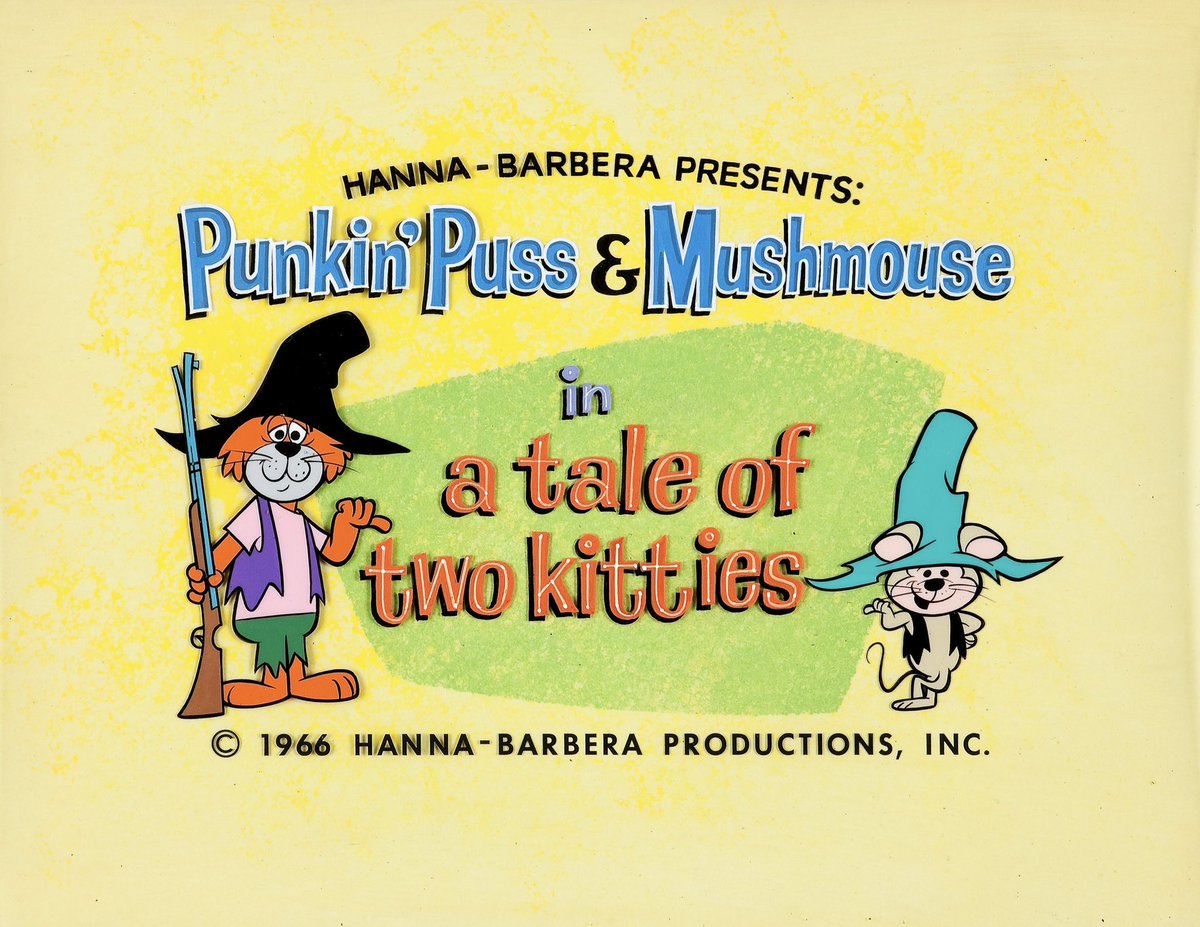 A gallery of vintage Hanna-Barbera title cards.