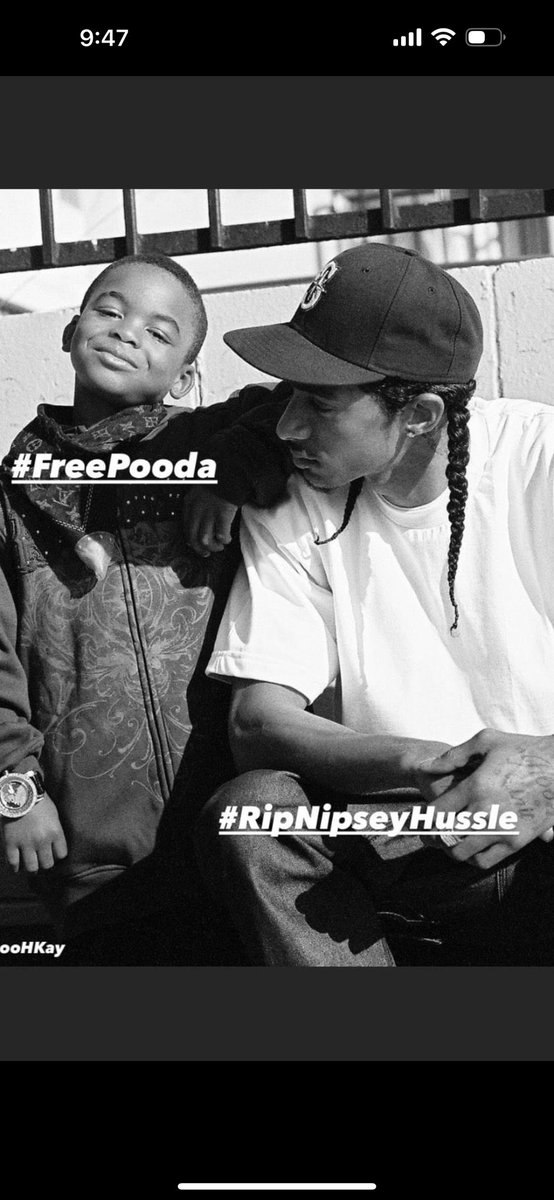 #RipNipseyHussle #FreePooda ✌🏾👍🏾🥀