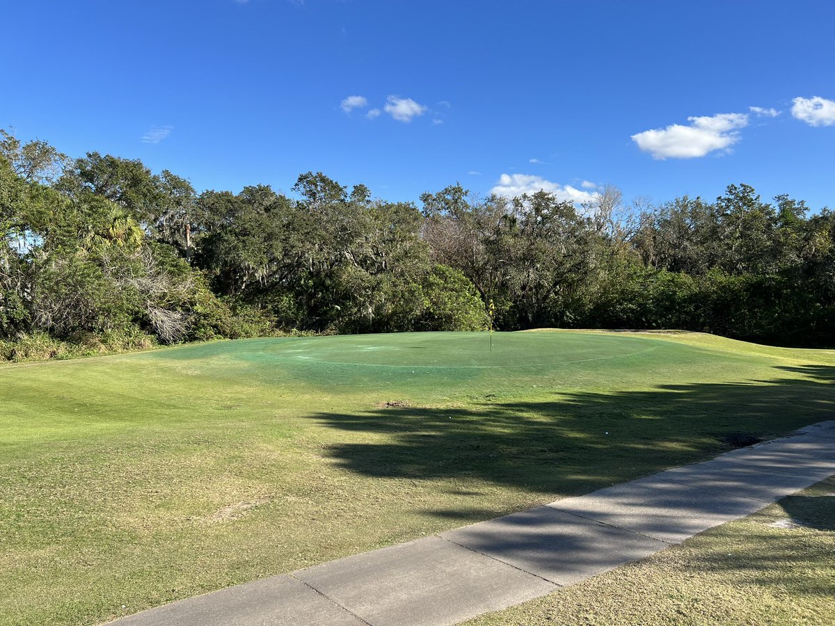 TurfSolv green, painted green in sub-standard condition four miles away