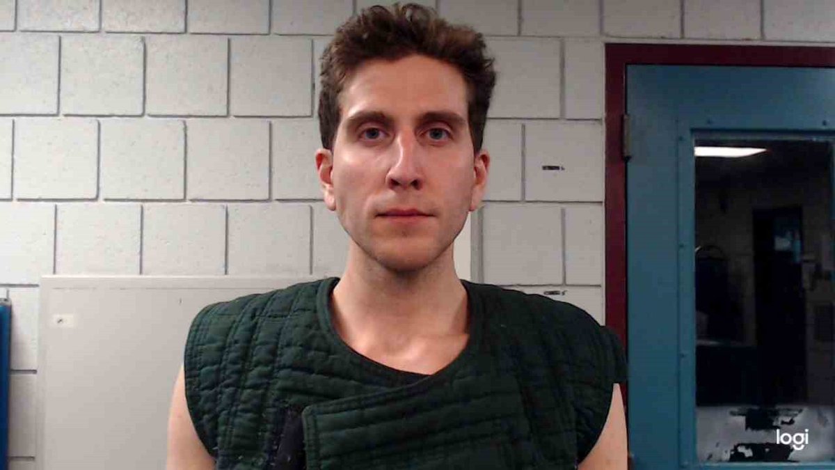 Bryan Kohberger's mugshot from the Monroe County, Jail in PA. Notice the vest he is wearing. <a href="/LawCrimeNetwork/">Law&Crime Network</a>