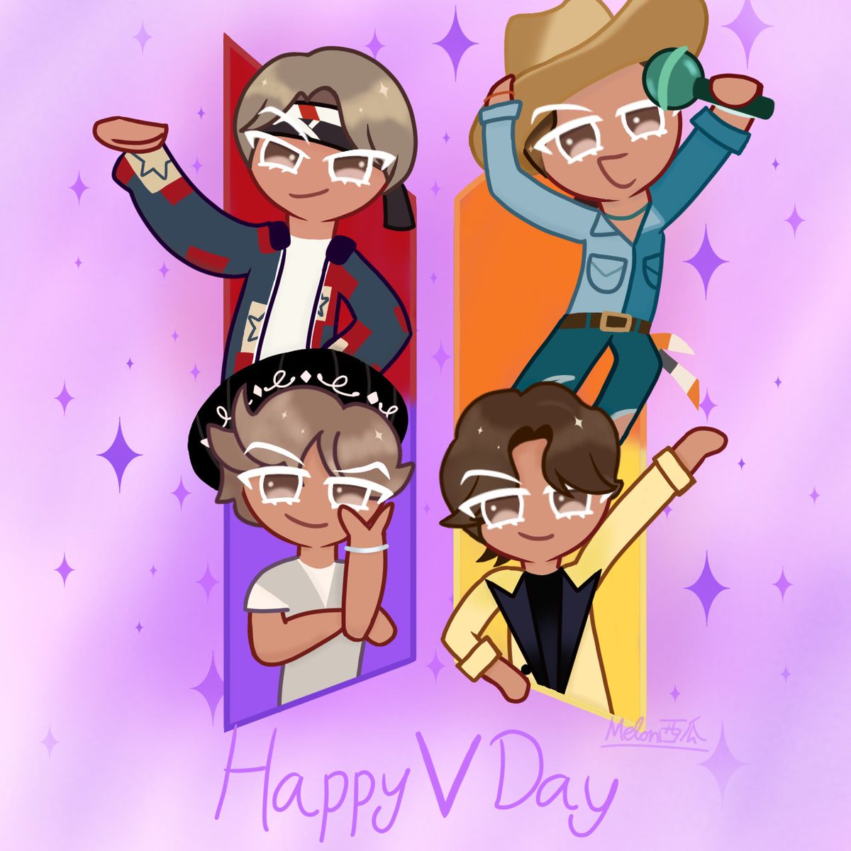 Melon_Boi0105's tweet photo. Happy V Day!!!🥳
happy birthday to our beloved Taehyung!
#cookierunkingdom #btsincrk #vcookie #happyVday https://t.co/ndxOcVlq2b