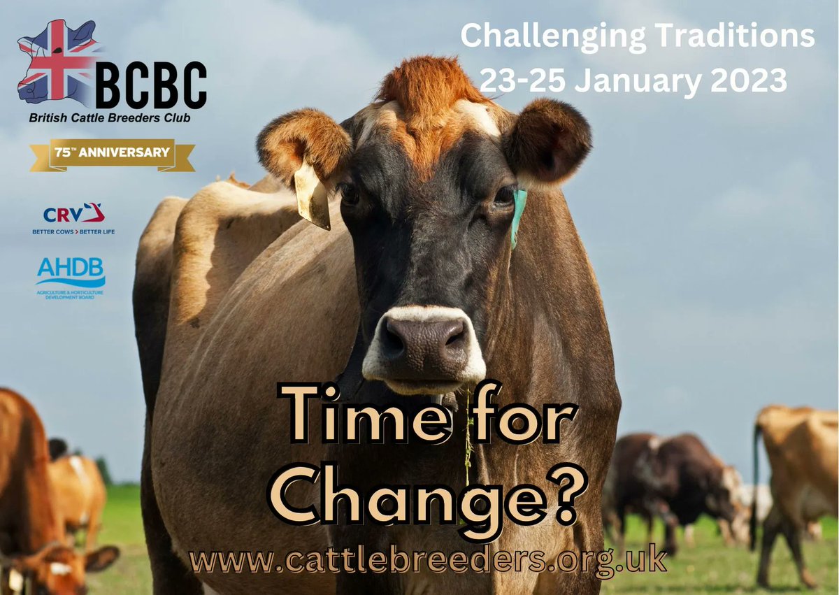 CattleBreeders's tweet photo. With increasing pressures on dairy and beef farmers the opening session of our #75thBCBCConference will ask – is it time for change? Find out more and book your tickets at: https://t.co/14nI5IXW4n #teamdairy #teambeef #cattlebreeders https://t.co/Qikc0Igb6G