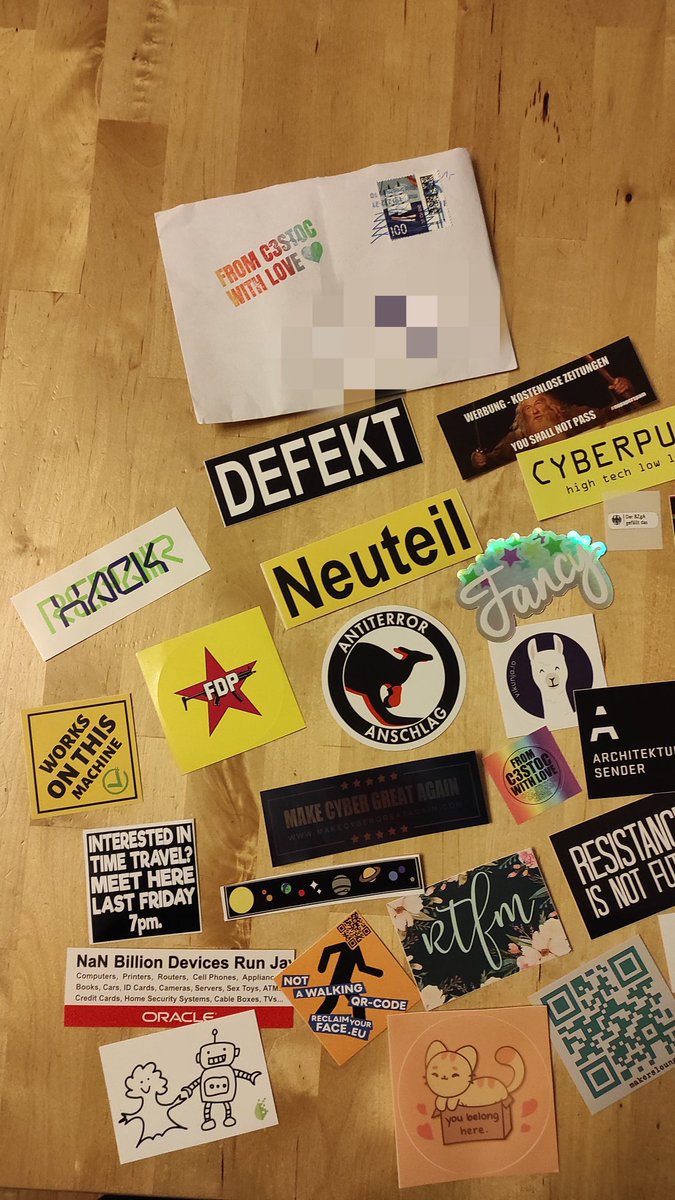 D0CX's tweet image. Vielen Dank @c3stoc für eure Arbeit. #c3stock #stickerexchange #37C3