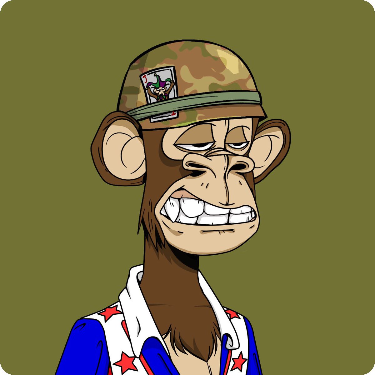 Looking to trade this Ape for a <a href="/cryptopunks/"></a> preferably with Wild Hair if anyone out there looking to make a move. #BAYC #cryptopunks