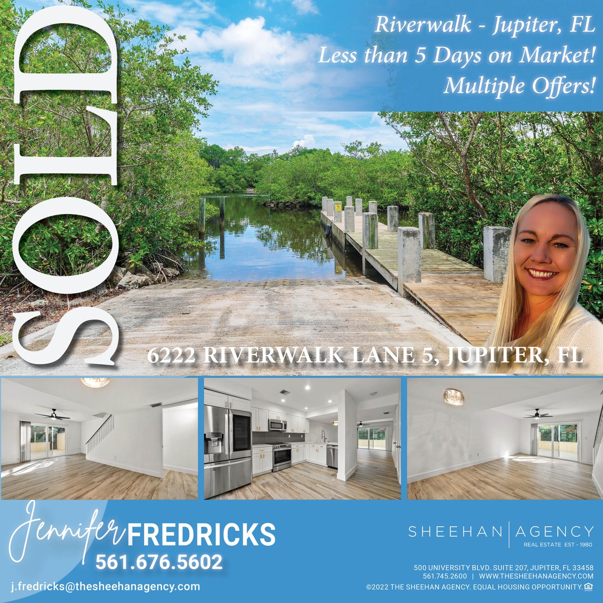 JennyFredricks's tweet photo. SOLD! ๐
Riverwalk
In less than 5 Days on Market!
Multiple Offers!
๐6222 Riverwalk Lane 5, Jupiter, FL
#adventurerealtor
#sold #justsold #closingday #closed
#realestate #thesheehanagency
#RepresentedtheSeller #seller #sellersagent
#multipleoffers
#riverwalk
#jupiterrealestate https://t.co/cXKPG5yFHa