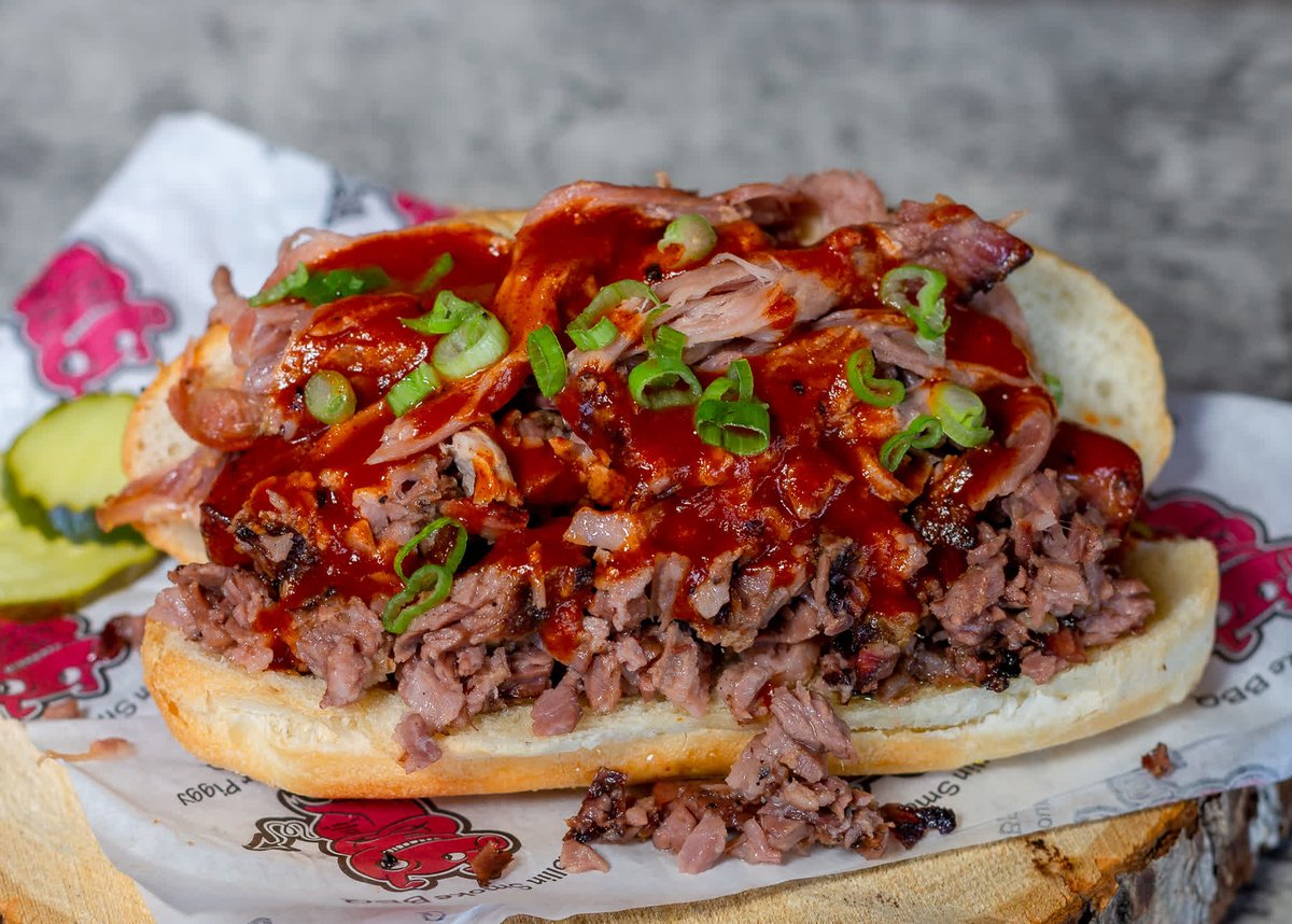 “Biggin” Brisket, Pork &amp; Hotlink Sandwich
Rick's Rollin Smoke BBQ
.
Located at @pawnplazavegas
725 Las Vegas Blvd S Las Vegas, NV
Phone 702-462-9880
rrsbbq.com
👇 Tag a #BBQ LOVER
 ·
 ·
 ·
#RRSBBQ #bbqmaster #smokedbbq #bbqaddiction #bestbbq #americanbbq