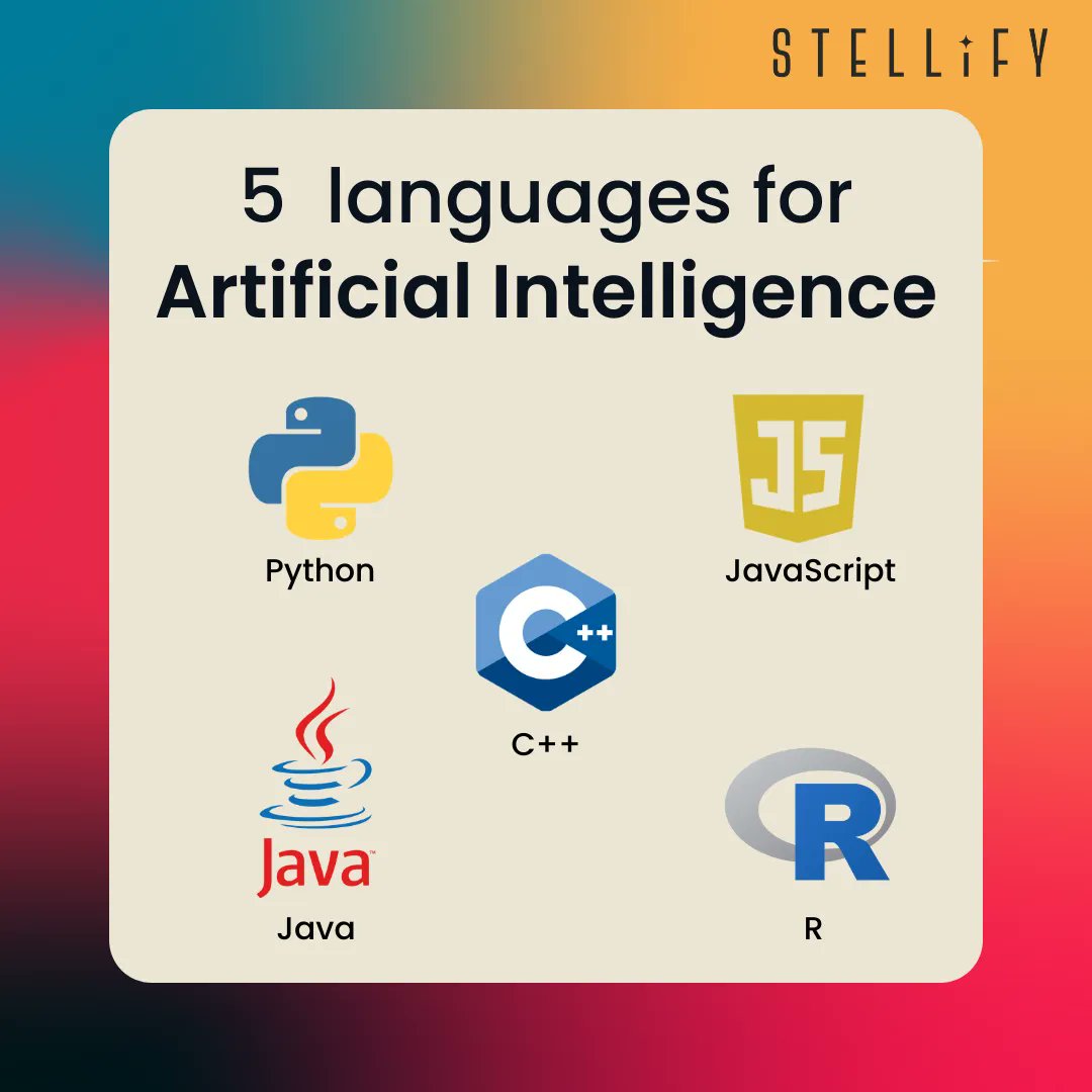 Stellify_Inc's tweet photo. AI is one of the best technologies to have emerged in recent years.
So let’s take a look at five of the world’s best languages for AI today.
#stellify #artificialintelligence #programminglanguages #code #programming #coding #python #developer #java #webdevelopment #javascript https://t.co/VP7YFwjSh3
