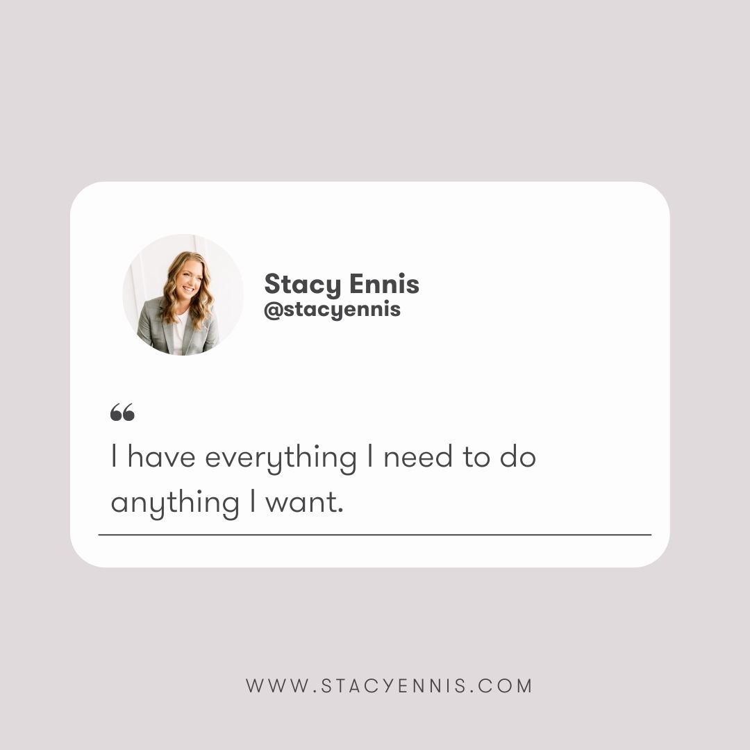 Start the new year with this affirmation—a reminder that you have everything you need to do anything you want. 

Happy New Year!

#writing  #howtowriteabook #nonfictionbookschool
