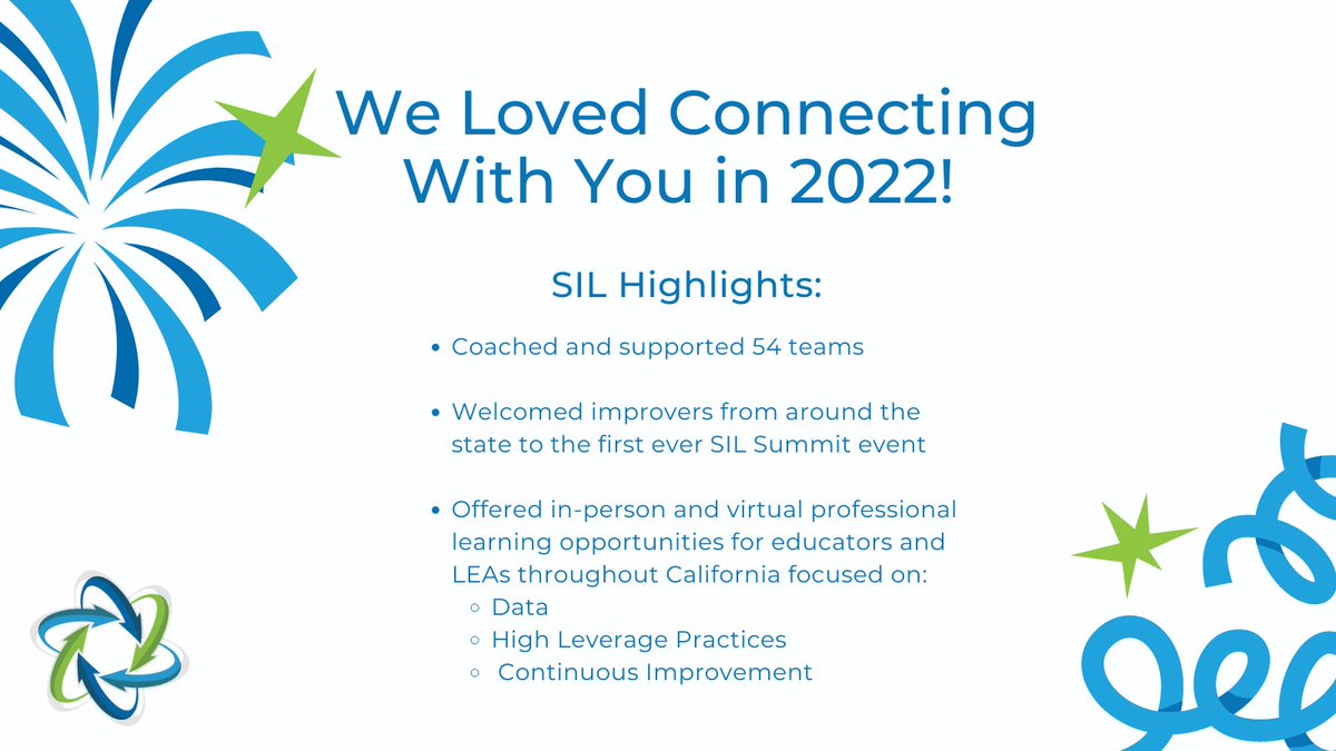 Thank you to all who helped make this year great. We look forward to continuing to serve educators and LEAs throughout California in 2023!