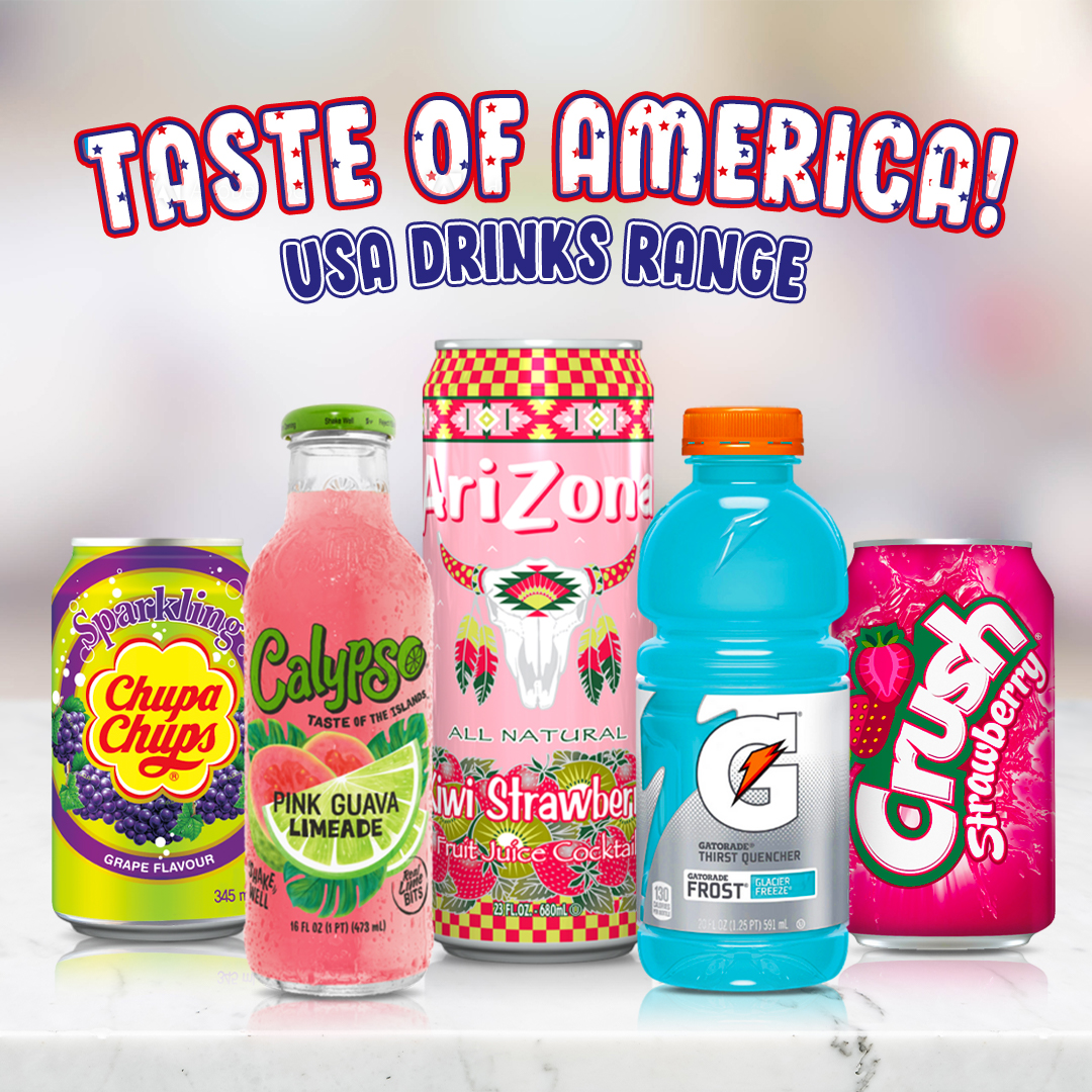 Have you ever Tasted USA? 

Now's your time to have a Taste of America with our brand new in range. 

See more Top sellers here 👇
clickinit.co.uk