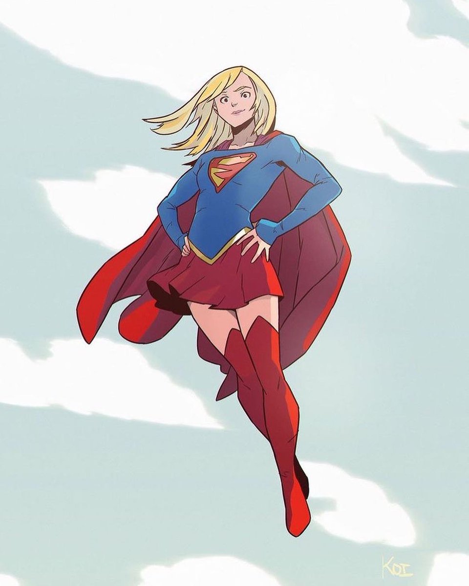 abbycronart's tweet photo. Supergirl practice ✨ practicing anatomy, clothing, lighting, and background 
Referenced @lekoifish | included the original work 

#Supergirl #art #artists https://t.co/16pwpwL2sl