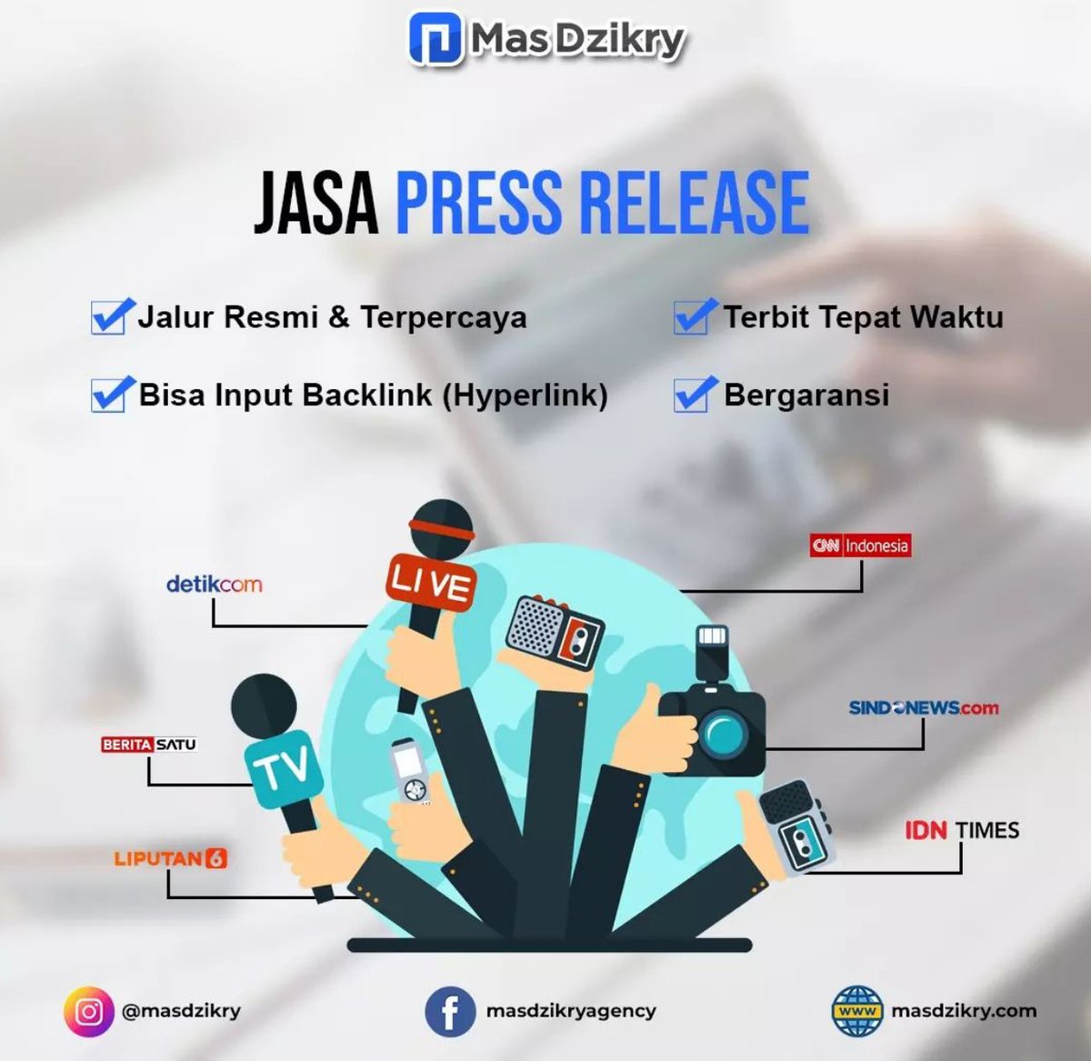 5 Keunggulan Jasa Press Release Mas Dzikry Agency, Murah &amp; Bergaransi dlvr.it/Sg8rWH