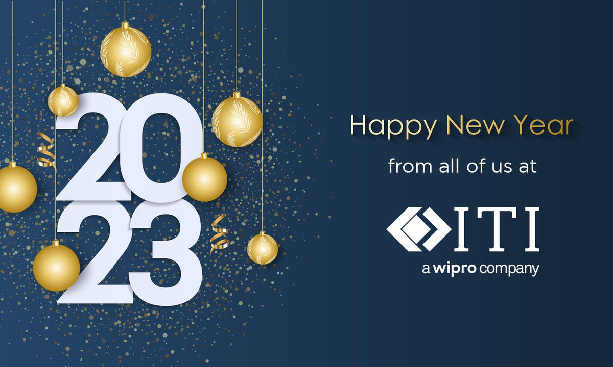 ITI_Global's tweet photo. From all of us at ITI-Global and @Wipro, we wish you a safe and prosperous New Year! https://t.co/dFv8cKjNnw