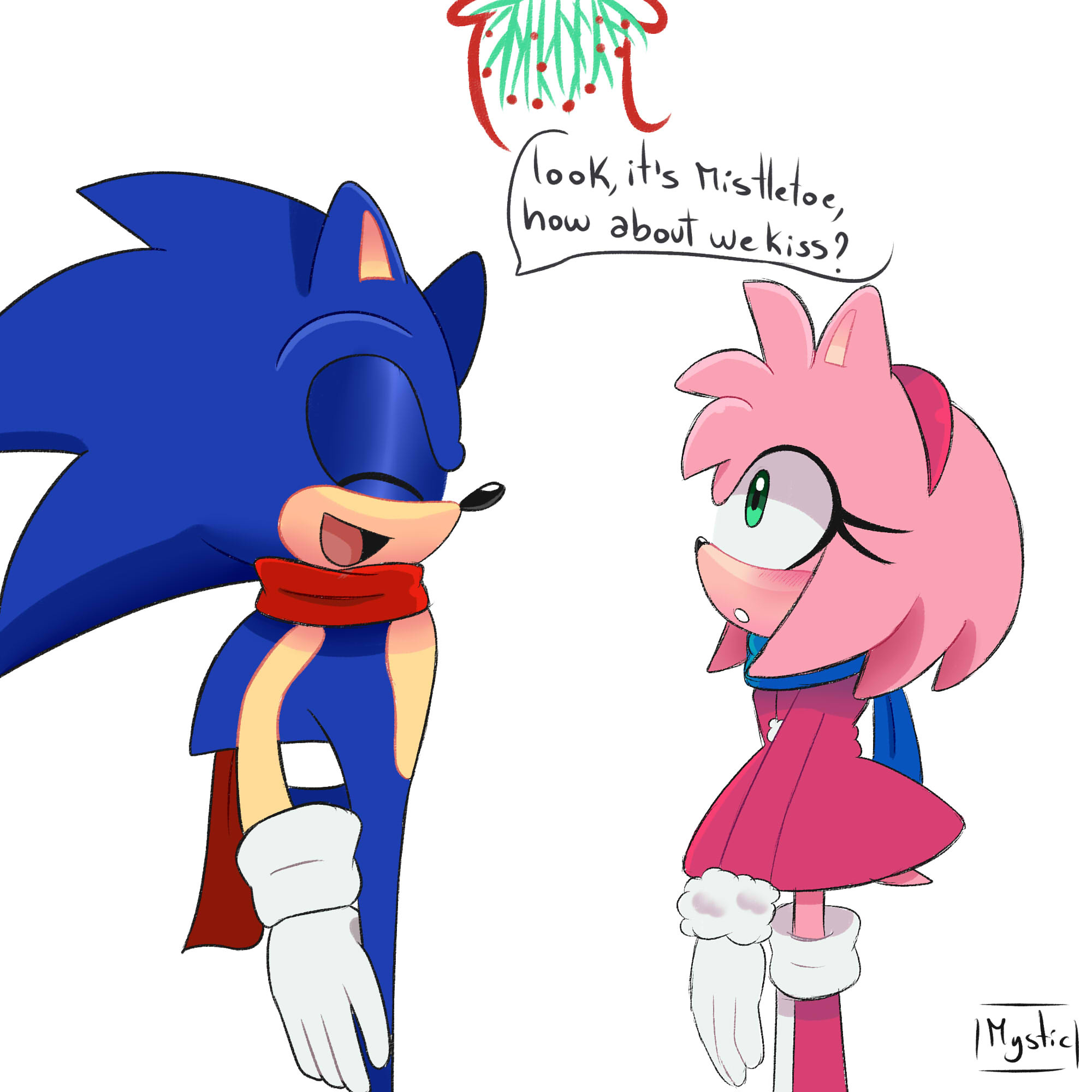 Mystic✨ (open commission💟) on X: Create a Sonamy AU with Sonic