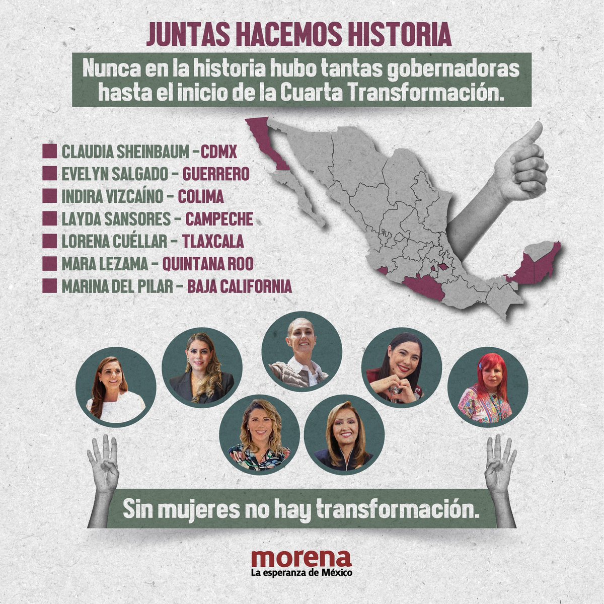 AndrewOneStark's tweet photo. #EsClaudia
#EsEvelyn
#EsIndira
#EsLayda
#EsLorena
#EsMara
#EsMarina
Son Fuerza #MORENA
#EsDelfina 2023.
#EsClaudia 2024.
#México para los #mexicanos
"Hasta la Victoria Siempre" https://t.co/oItCqly8r7