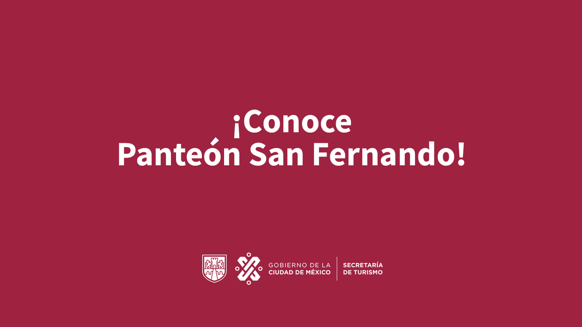 turismocdmx's tweet photo. ¡Ven a descubrir Museo Panteón San Fernando @PanteonSanFer!

Este sitio en el Centro Histórico te espera con recorridos guiados para apreciar las tumbas de importantes personalidades históricas de México.😯
 
Conócelo y no te pierdas su programación cultural.😉 https://t.co/RvRtCb4wKY