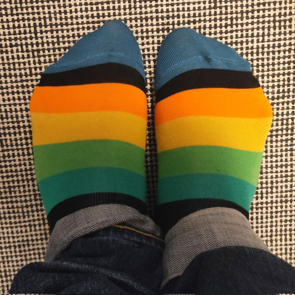 It must be National New Socks Day, right? #DefinitelyAThing #NewSocks