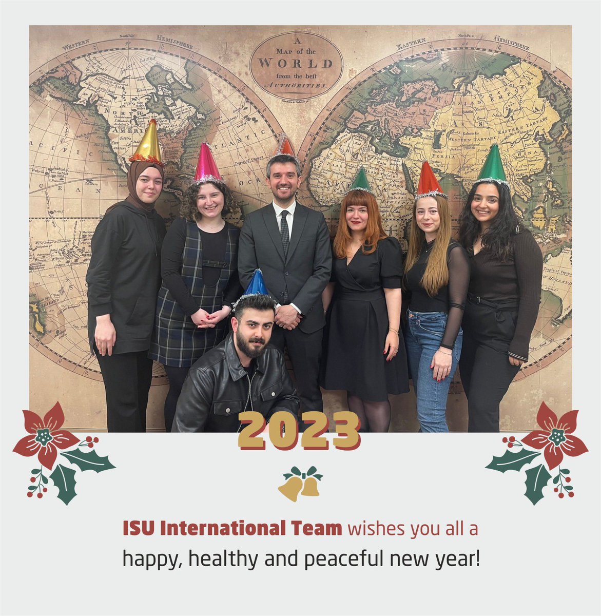 isuintoffice's tweet photo. With our best wishes 🎄🎄#HappyNewYear #2023 https://t.co/toakohHwia