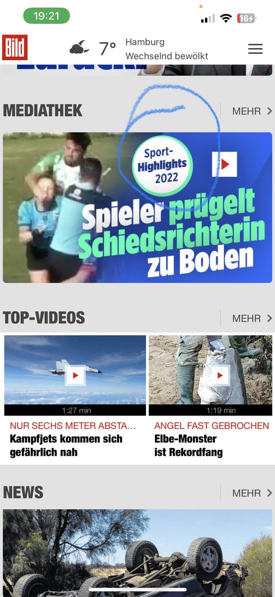 rene_waschi's tweet photo. @BILD Highlights? Euer Ernst? Das prügeln einer Schiedsrichterin ist ein Highlight? https://t.co/gg7hOau4dX