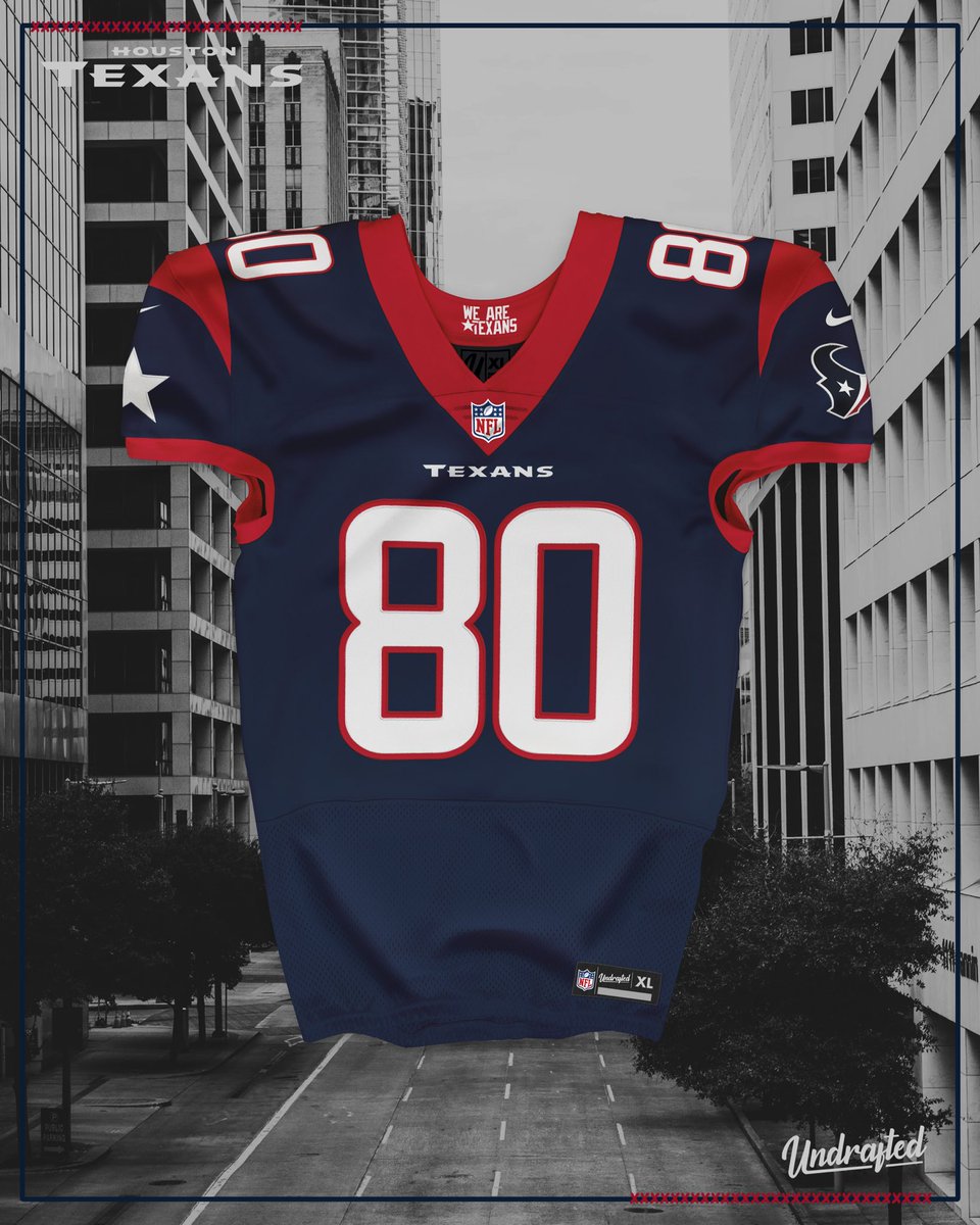 nhead10's tweet photo. @HoustonTexans Hey @HoustonTexans this is the only jersey set you need! @undrafteddesign https://t.co/cwNjjvmKjJ