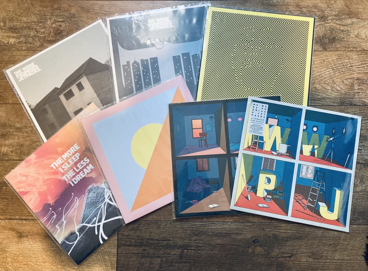 burt_cheese's tweet photo. Hi @wwpj: Greetings from Kansas City! So excited to receive the newest addition to my vinyl collection last night!

#WeWerePromisedJetpacks #ACompleteOneEighty #Vinyl https://t.co/0JKikdkTl0