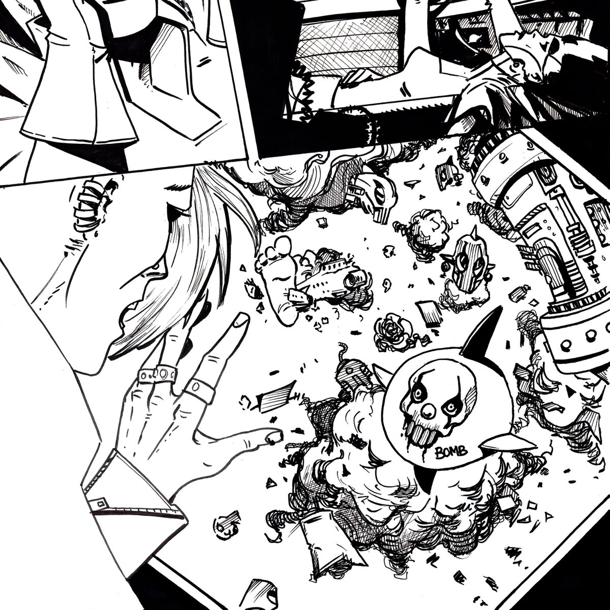 TonyNeedsWater's tweet photo. Art by @noliverlowdy A pic from our upcoming comic, The Crimsisters https://t.co/XkBSqwXFKV