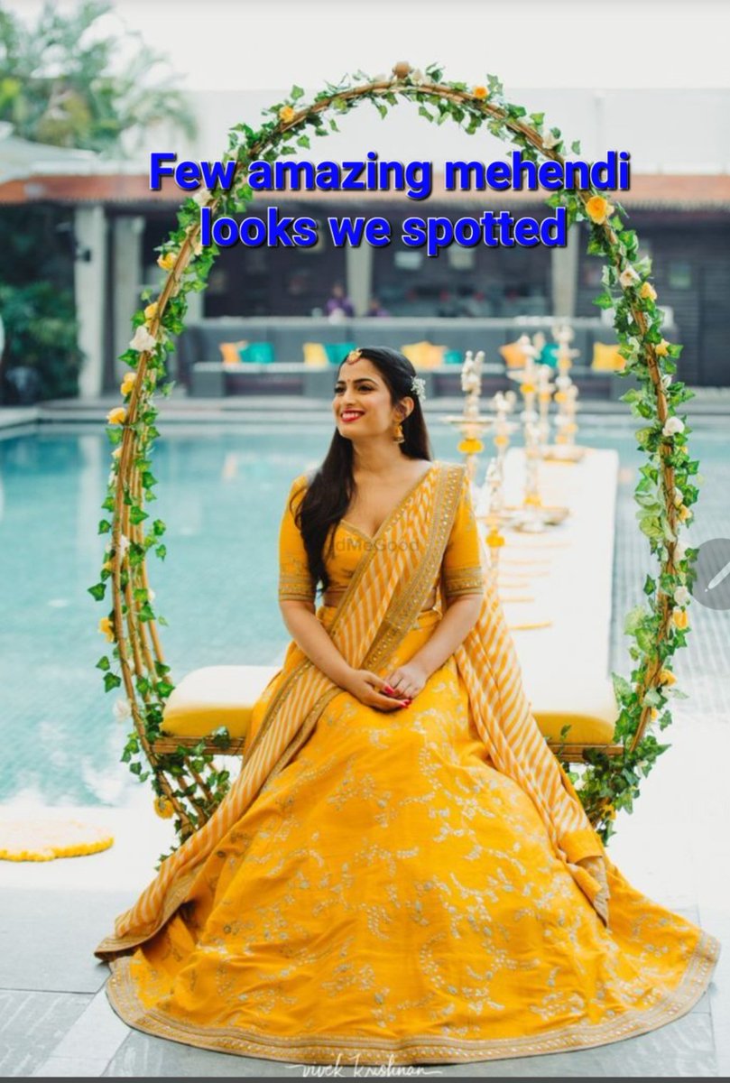 BespokeSjms's tweet photo. A few amazing mehendi looks we spotted and we loved it. 

#yellow #yellowflowers🌼 #marriagedecoration #mehendi #marriageservices #marriagevibes #marraigecouple #marriage #marriedlife #married #lovelife #loveforever #couplegoals #couple #advice #marriedlife #loveisintheair https://t.co/V1T912EjVM