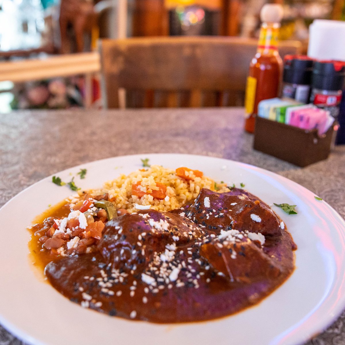 irmasoriginal's tweet photo. If you have not tried our Chicken Mole yet, you’re missing out. This is not what you find in a glass jar, this is homemade with numerous ingredients and cooked to perfection. 😋😚 https://t.co/9Vhu8o0k1m