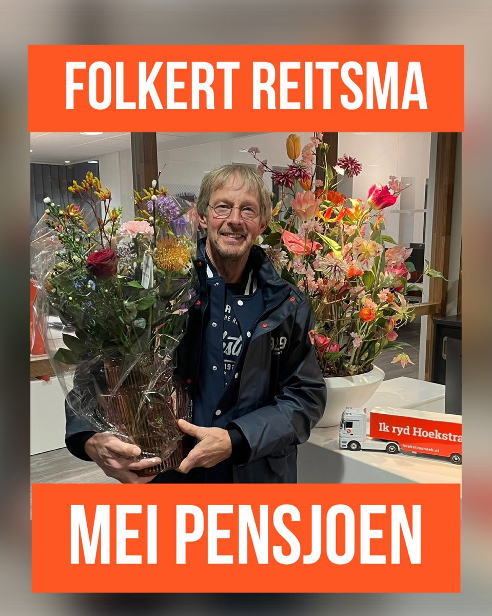 Na bijna 45 (!) dienstjaren ging Folkert Reitsma uit Idzegea vandaag met pensioen. Een groot afscheidsfeest is er op nadrukkelijk verzoek voor deze Amsterdamspecialist niet bij want "oare wike bin ik der ommers wer gewoan", Folkert blijft ook na zijn pensioen bij ons werken.