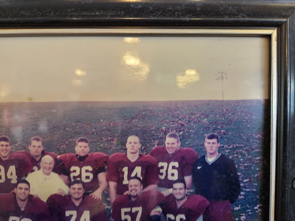 aidanburke09's tweet photo. @JohnCena wanted to brighten your daw with a couple throwbacks hanging in Sophia's sports bar!.

#SpringfieldCollege #gopride https://t.co/zpPkEQBBl7