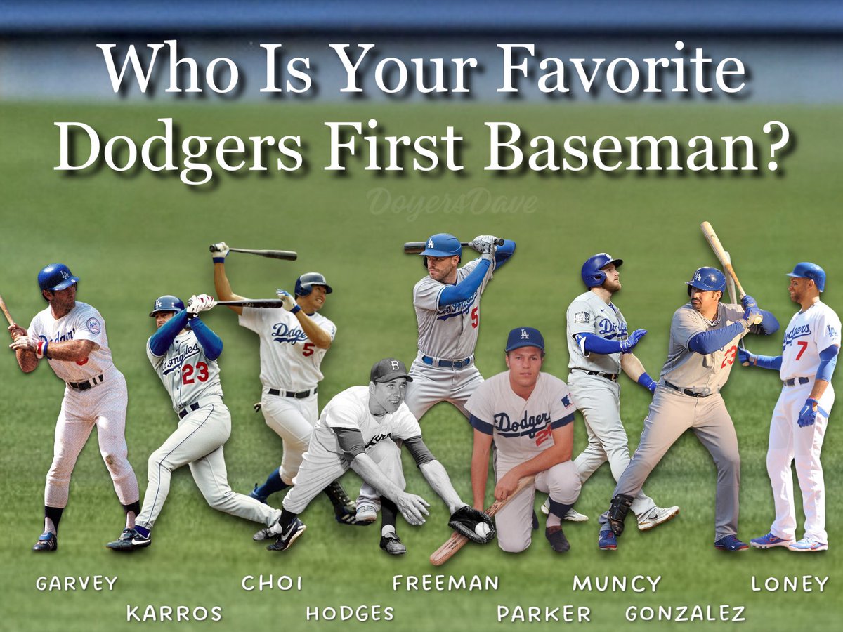 DoyersDave's tweet photo. Who’s your favorite Dodgers 1st baseman? #AlwaysLA https://t.co/uIvWGs3VjK