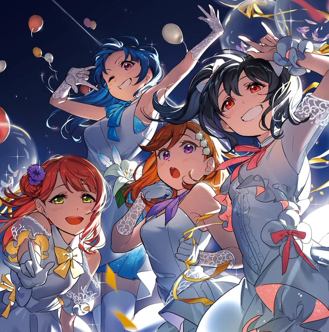 ラブライブ!シリーズのイラストお仕事も本当にたくさん描かせていただきました。例年よりもいろんな分野にチャレンジできた年だったと思います。貴重な機会をいただきありがとうございました(写真はLoveLive!Days表紙から) 